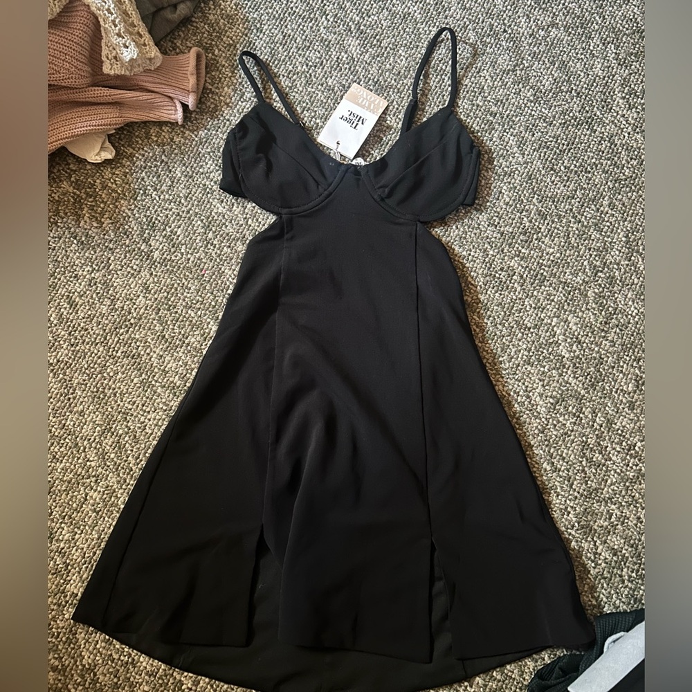 tiger mist xs black dress